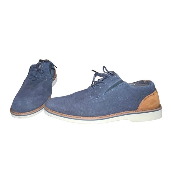 Nunn Bush Oxford Shoes Men\'s 11M Barklay Canvas Plain Toe Blue Casual Comfort Nunn Bush Men main image 4